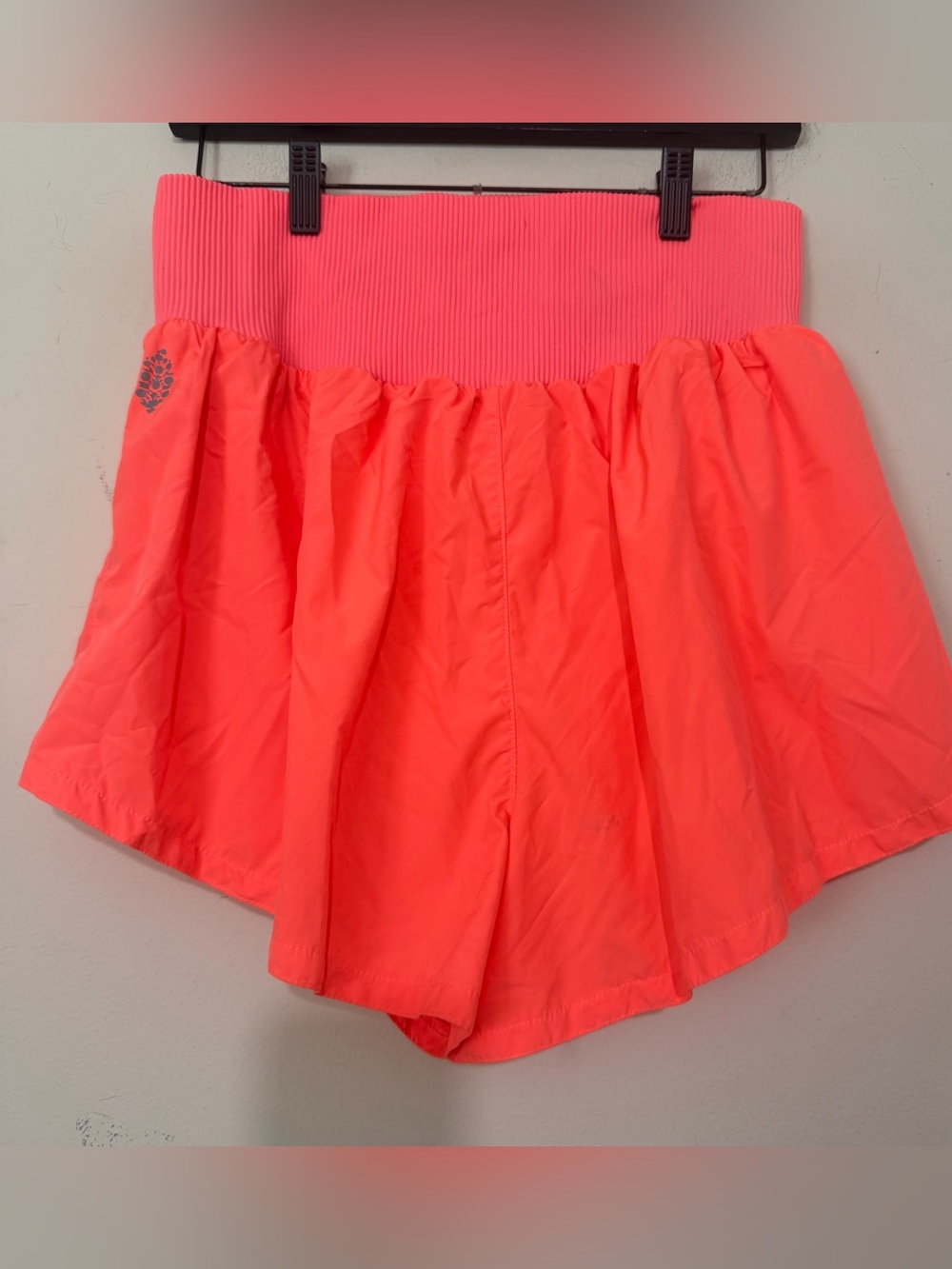 Free People Electric Sunset Orange Carpe Diem Shorts SIZE XL - Picture 3 of 6